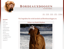 Tablet Screenshot of bordeauxdoggen.eu